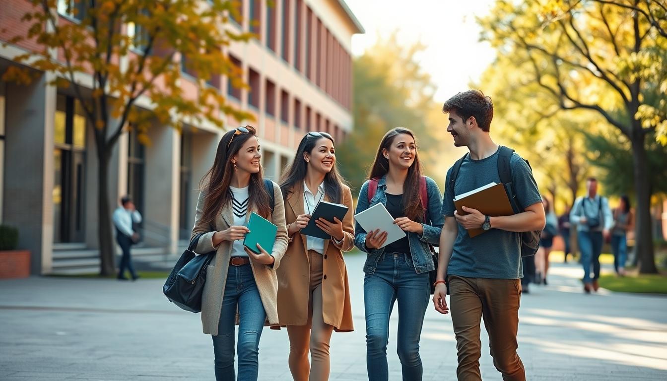 Student using online courses for flexible education